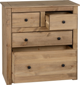 Image: 7060 - Panama 2+2 Drawer Chest